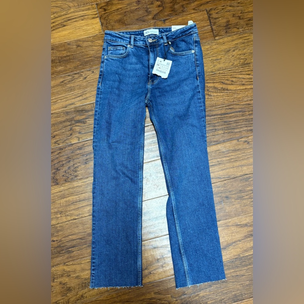 NWT Zara Indigo Straight Leg Jeans for Women
